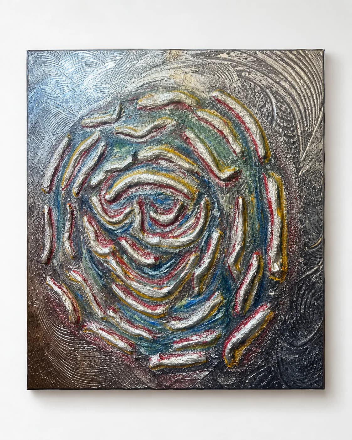 Acrylgemälde 'Labyrinth der Träume' von Aldona Waloch, Mai 2026, 80 x 100 cm.